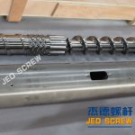 杰德 出口越南的單排氣造粒機(jī)螺桿機(jī)筒 技術(shù)精湛 塑化優(yōu)良-舟山市杰德機(jī)械有限公司，擠出機(jī)螺桿，注塑機(jī)螺桿，舟山螺桿，螺桿廠